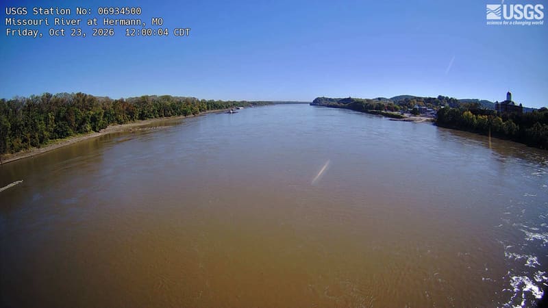 The same view on October 23